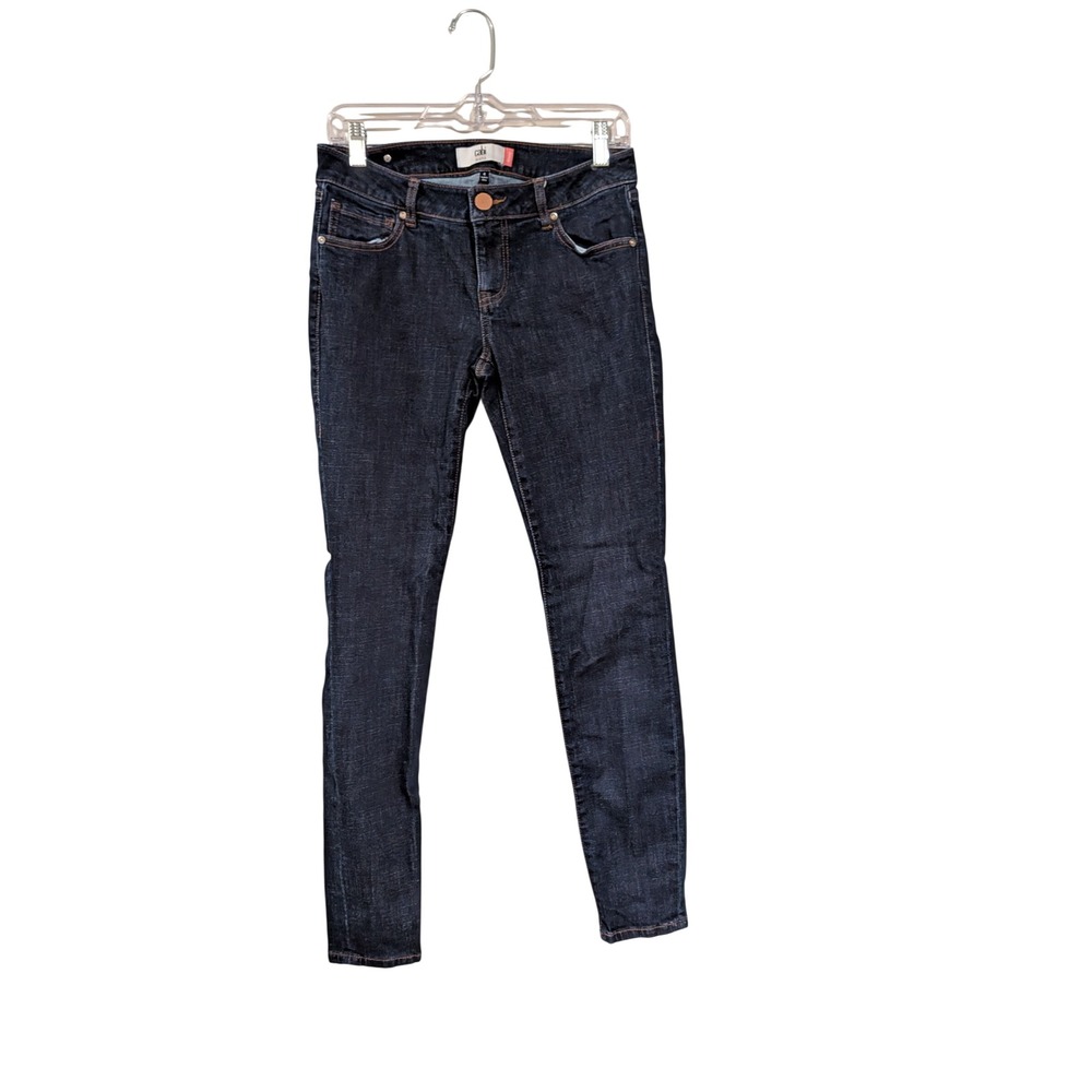 Cabi Skinny Jeans Womens 4 Dark Indigo Blue Denim Stretch Slim Fit 3073